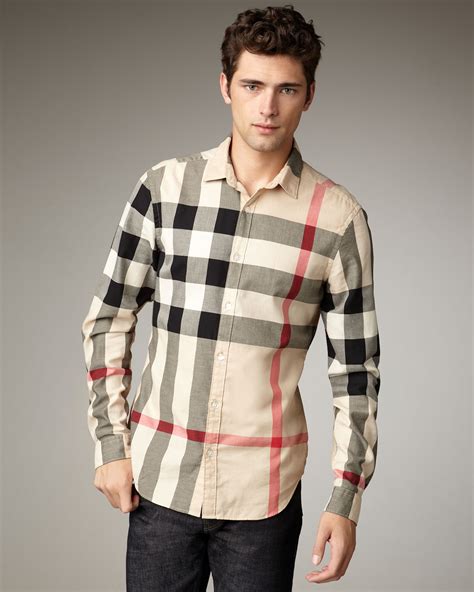 burberry brit shirt men